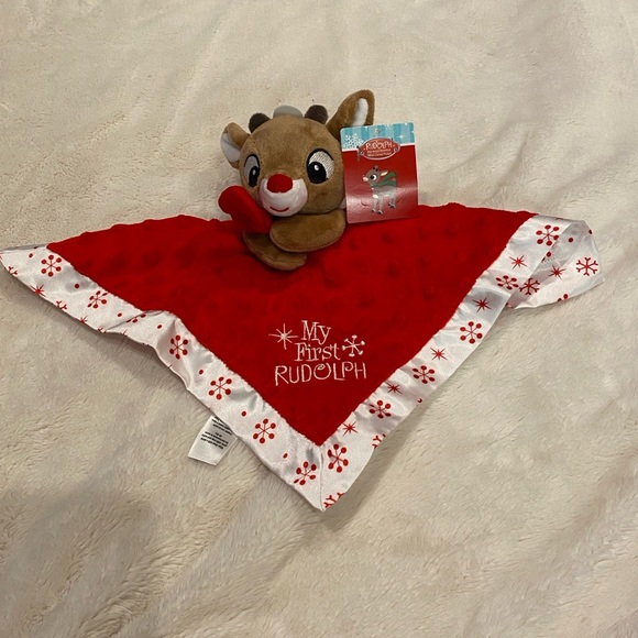 Bundle of Rudolph the Red-Nosed Reindeer Baby Items Coat, Snuggle Blanket, Book - Picture 2 of 13